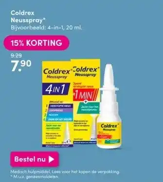 DA Coldrex neusspray aanbieding