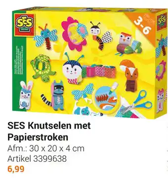 Lobbes SES Knutselen met Papierstroken 30x20x4 cm aanbieding