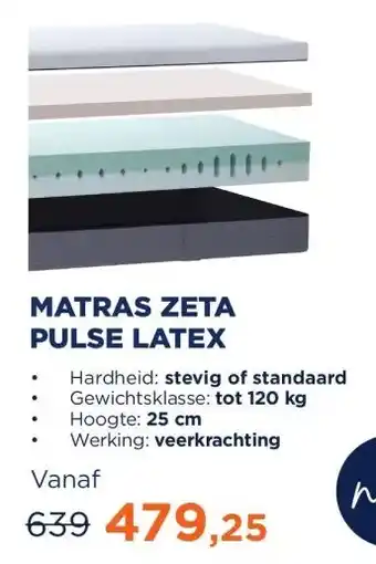 TotaalBED Matras zeta aanbieding