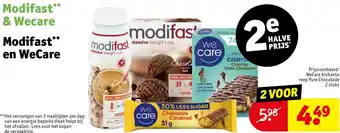 Kruidvat Modifast en WeCare aanbieding