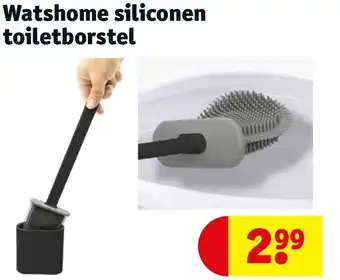 Kruidvat Watshome siliconen toiletborstel aanbieding