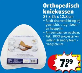 Kruidvat Orthopedisch kniekussen 27 x 24 x 12.8 cm aanbieding