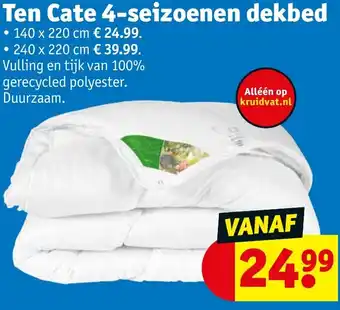 Kruidvat Ten Cate 4 seizoenen dekbed aanbieding