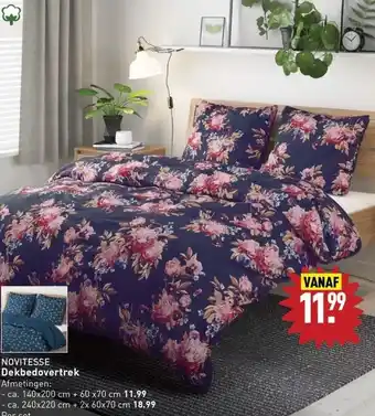 ALDI Novitesse dekbedovertrek afmetingen: aanbieding