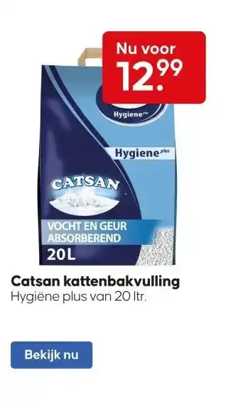 Boerenbond Catsan kattenbakvulling aanbieding