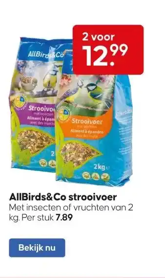 Boerenbond Allbirds&co strooivoer aanbieding