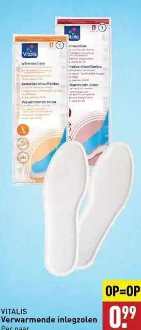 HEMA Vitalis verwarmende inlegzolen aanbieding