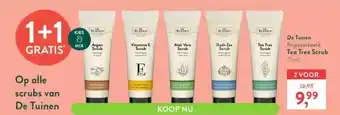 Holland & Barrett De tuinen tea tree scrub aanbieding