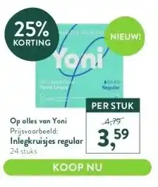 Holland & Barrett Op alles van yoni aanbieding