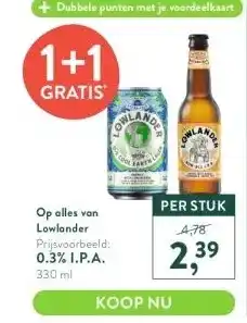 Holland & Barrett Op alles van lowlander aanbieding