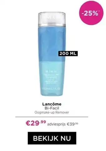 ICI Paris XL Lancôme bi-facil aanbieding