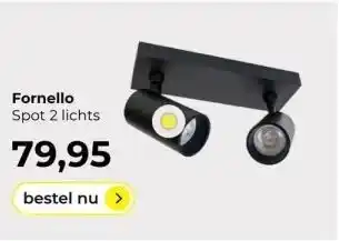 Lampidee Fornello spot 2 lichts aanbieding