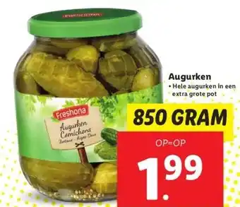 Lidl Augurken aanbieding