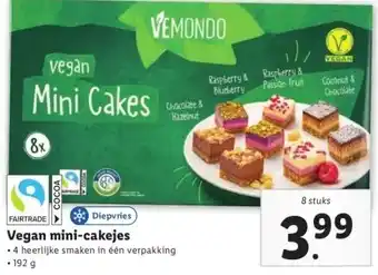 Lidl Vegan mini-cakejes aanbieding