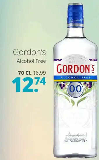 Mitra Gordon's alcohol free aanbieding