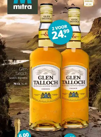 Mitra Glen talloch scotch blended aanbieding
