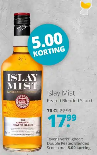 Mitra Islay mist peated blended scotch aanbieding