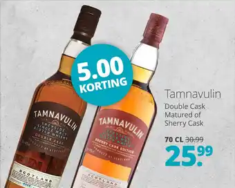 Mitra Tamnavulin double cask matured of sherry cask aanbieding