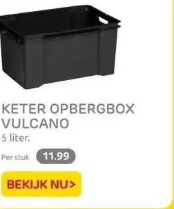 Praxis Keter opbergbox vulcano aanbieding