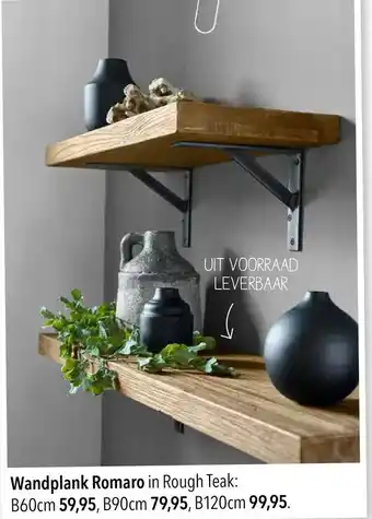 Pronto wonen Wandplank romaro aanbieding