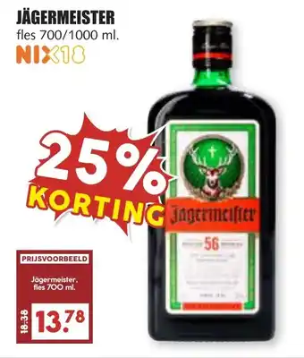 MCD Supermarkt Jägermeister aanbieding