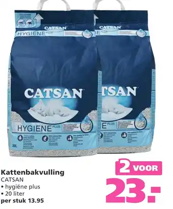 Ranzijn Kattenbakvulling catsan aanbieding