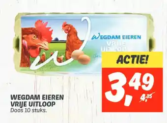 Dekamarkt Wegdam eieren vrije uitloop aanbieding