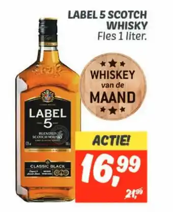 Dekamarkt Label 5 scotch whisky aanbieding