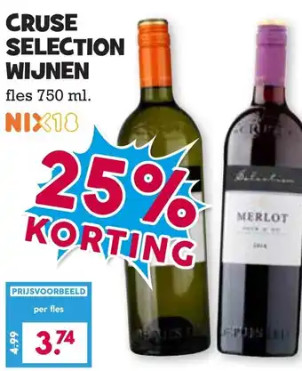 Boon`s Markt Cruse selection wijnen aanbieding