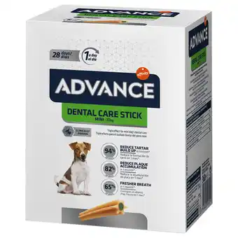 Zooplus 25% korting! advance snacks - dental mini sticks - 2 x 360 g aanbieding