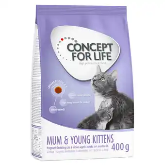 Zooplus 400g mum & young kittens concept for life kattenvoer aanbieding