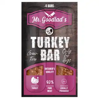 Zooplus 1+1 gratis! mr. goodlad 4 pack snacks - turkey 4pk aanbieding