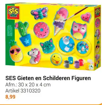 Lobbes SES Gieten en Schilderen Figuren 30x20x4 cm aanbieding