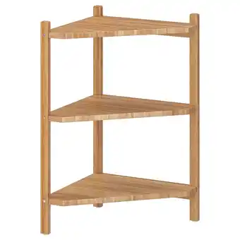 IKEA Rågrund wastafel-/hoekrek, bamboe, 34x60 cm aanbieding