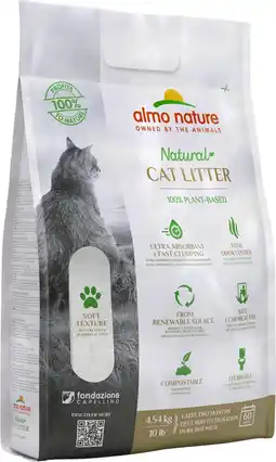 Intratuin Almo nature kattenbakvulling 4,54 kg aanbieding