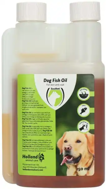 Welkoop Excellent dog fish oil - voedingssupplement - 250 ml aanbieding