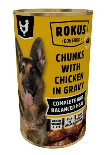 Welkoop Rokus adult - hondenvoer - kip 1,24 kg aanbieding