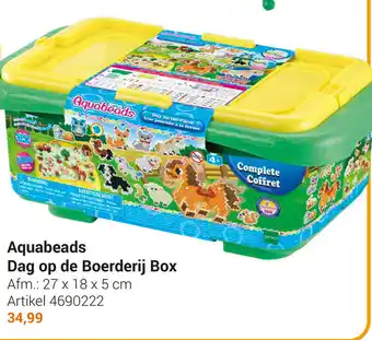 Lobbes Aquabeads Dag op de Boerderij Box 27x18x5 cm aanbieding