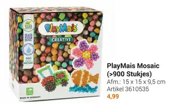 Lobbes PlayMais Mosaic (>900 Stukjes) 15x15x9.5 cm aanbieding