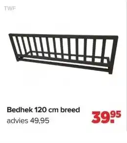 Baby-Dump Bedhek 120 cm breed aanbieding