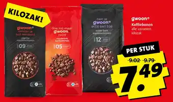 Boni gwoon Koffiebonen aanbieding