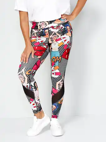 Klingel Legging met print rondom angel of style multicolor aanbieding