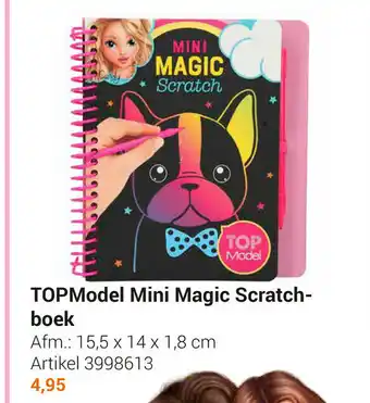 Lobbes TOPModel Mini Magic Scratchboek 15.5x14x1.8 cm aanbieding