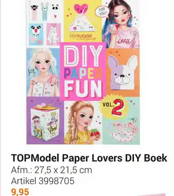 Lobbes TOPModel Paper Lovers DIY Boek 27.5x21.5 cm aanbieding