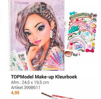 Lobbes TOPModel Make-Up Kleurboek 24.5x19.5 cm aanbieding