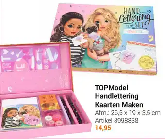 Lobbes TOPModel Handlettering Kaarten Maken 26.5x19x3.5 cm aanbieding