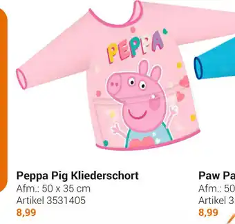 Lobbes Peppa Pig Kliederschort 50x35 cm aanbieding