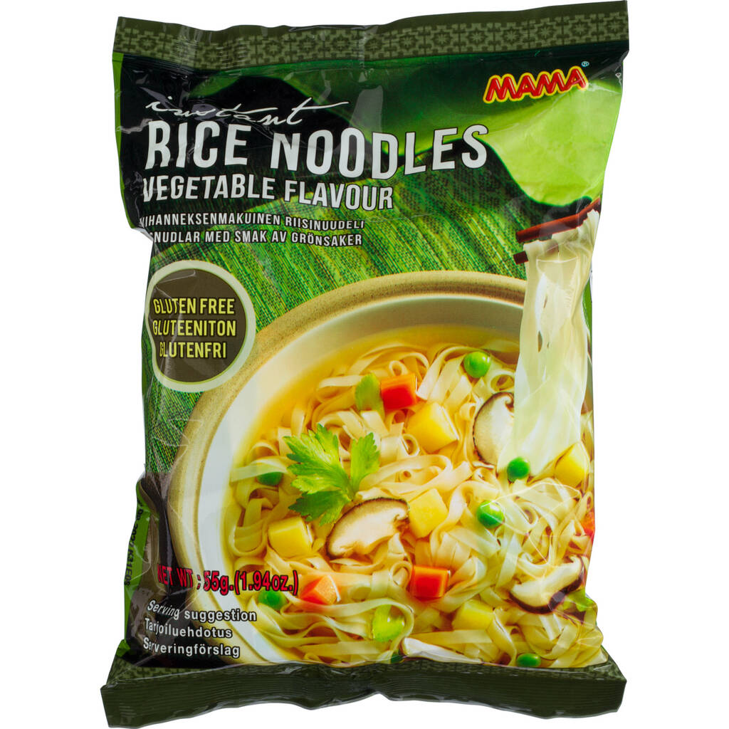 Mama Rice noodles groente aanbieding bij Dekamarkt