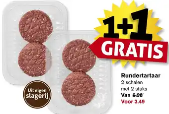 Hoogvliet Rundertartaar aanbieding