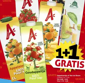 Hoogvliet Appelsientje of Van de Boom 1 liter aanbieding